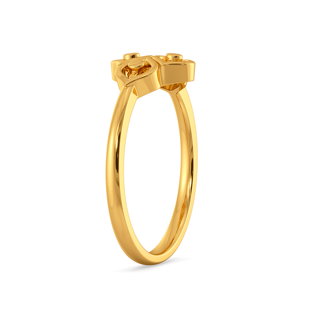 Time to Glisten Up Gold Rings image