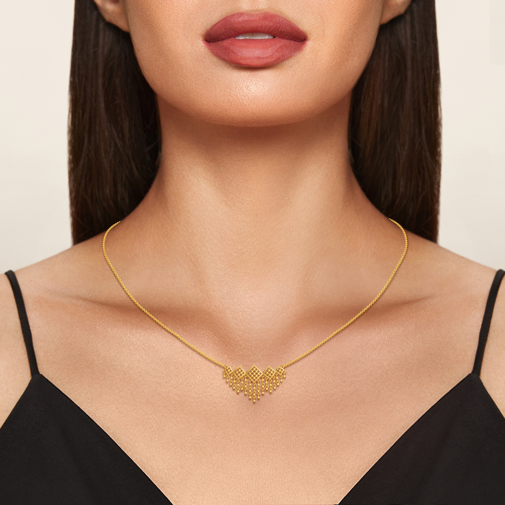 Gleam Glimmer Gold Necklaces