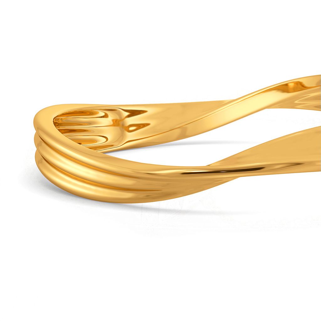 Dreamy Drapes Gold Bangles