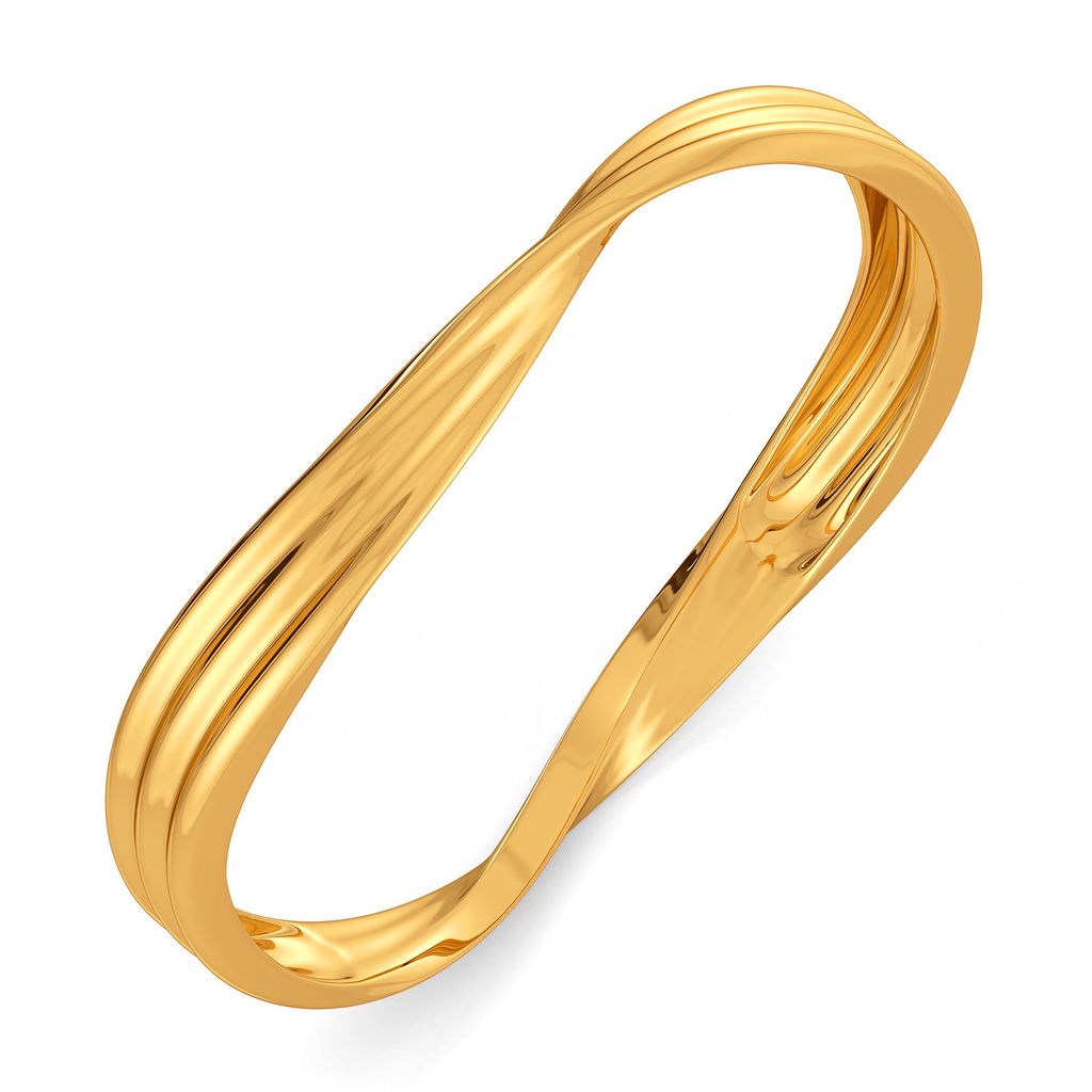 Dreamy Drapes Gold Bangles