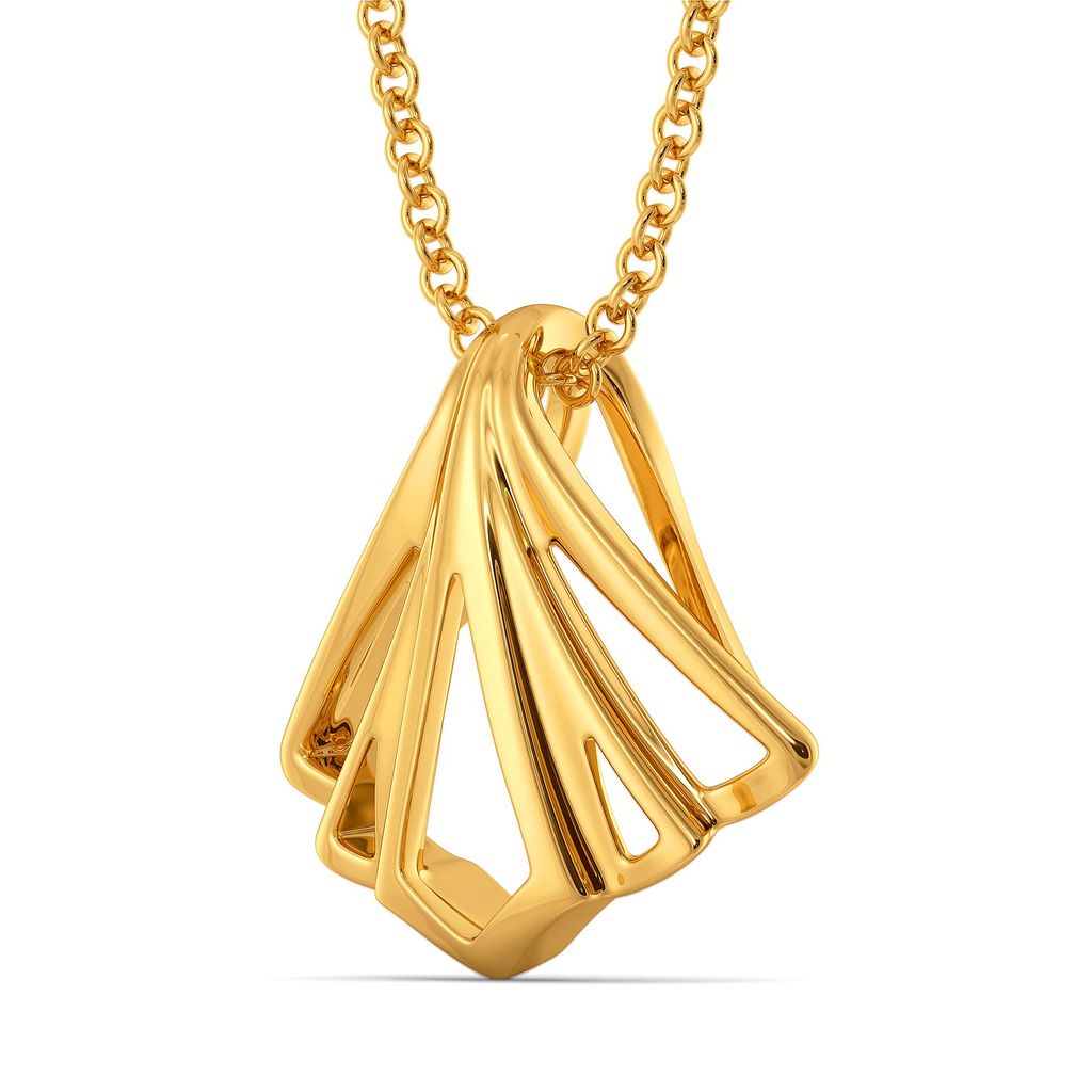 Drape Desires Gold Pendants