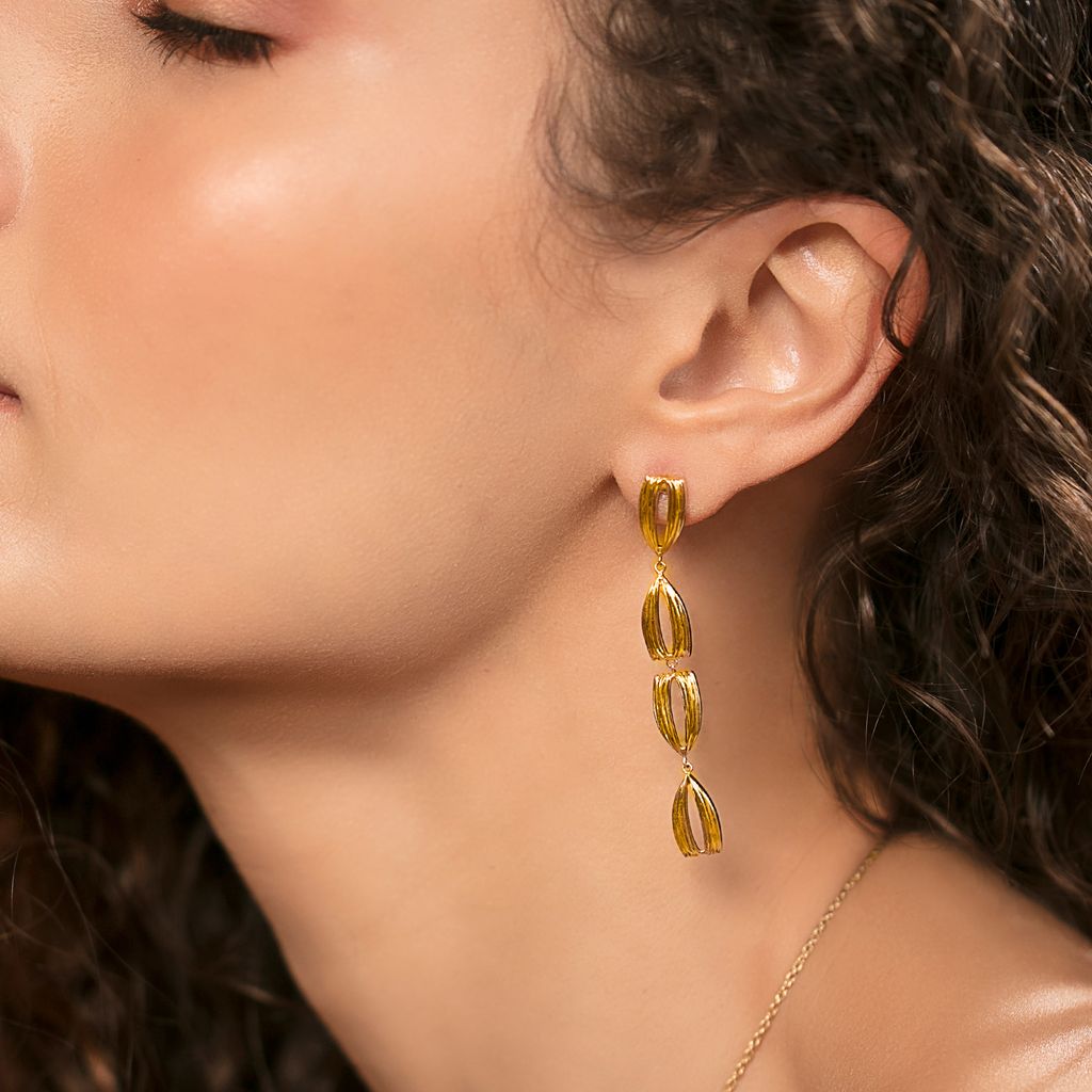 Mod God Gold Earrings