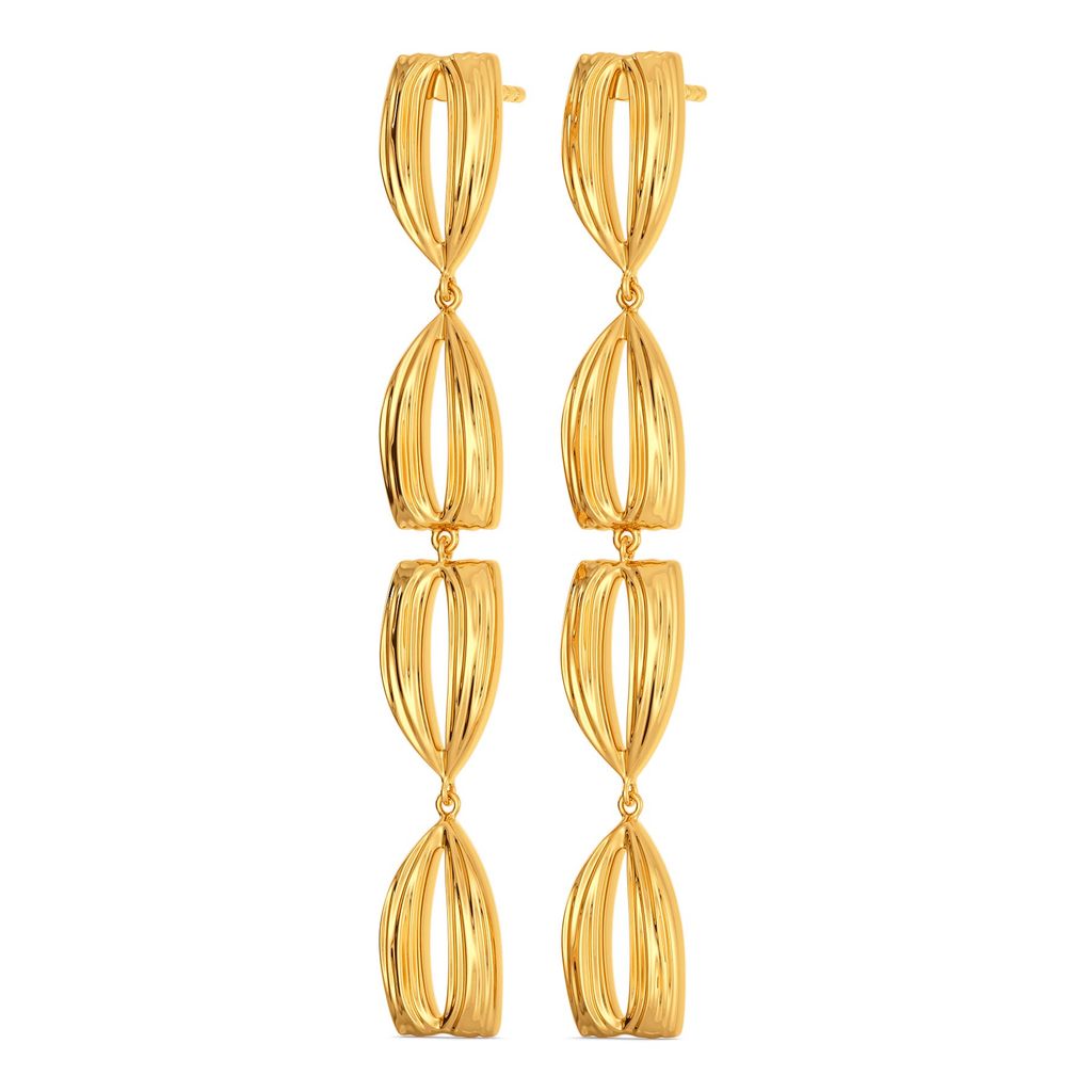 Mod God Gold Earrings