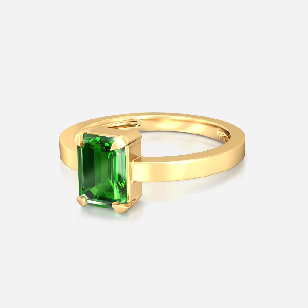 Green Pine Gemstone Rings alternate view 3