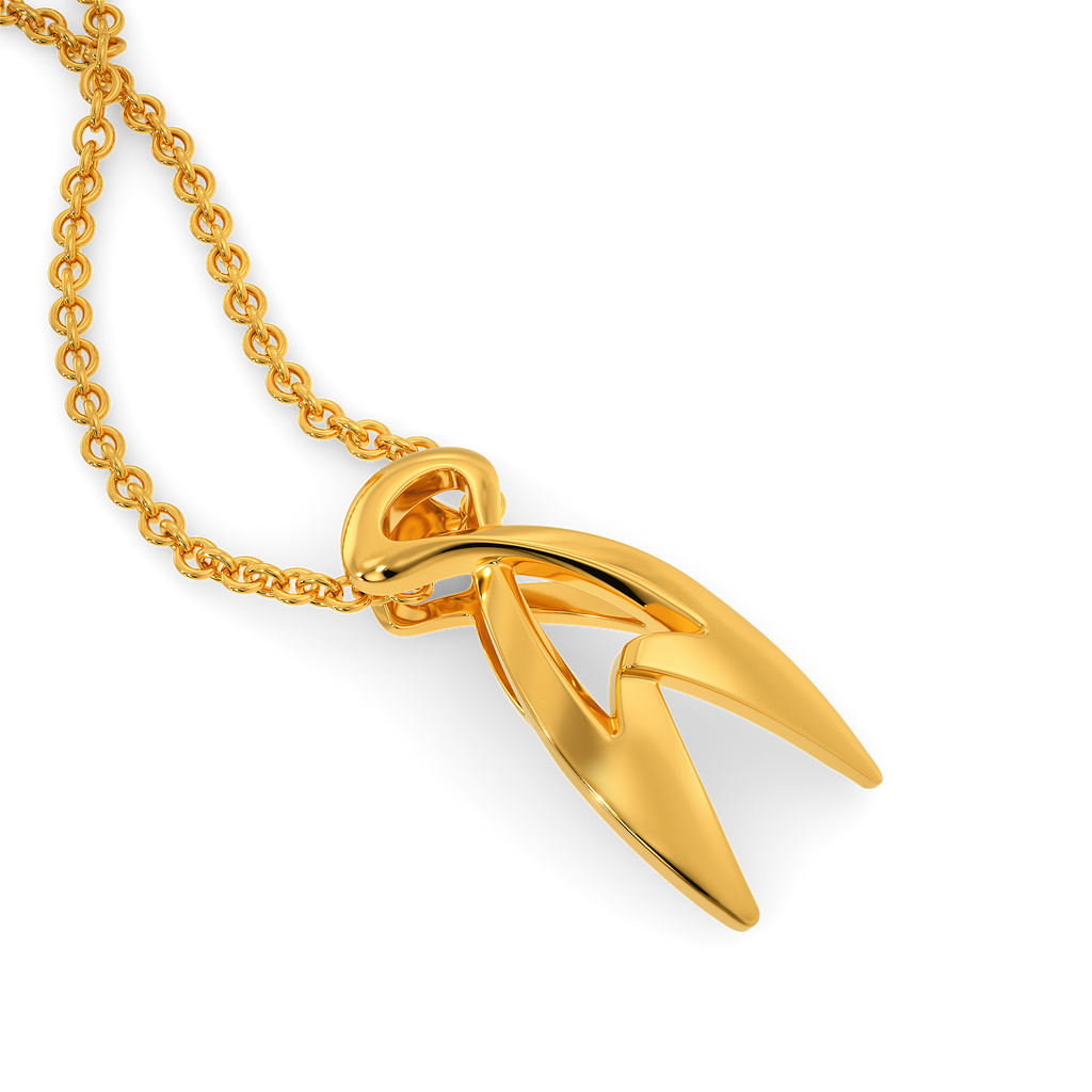 Wacky Grunge Gold Pendants