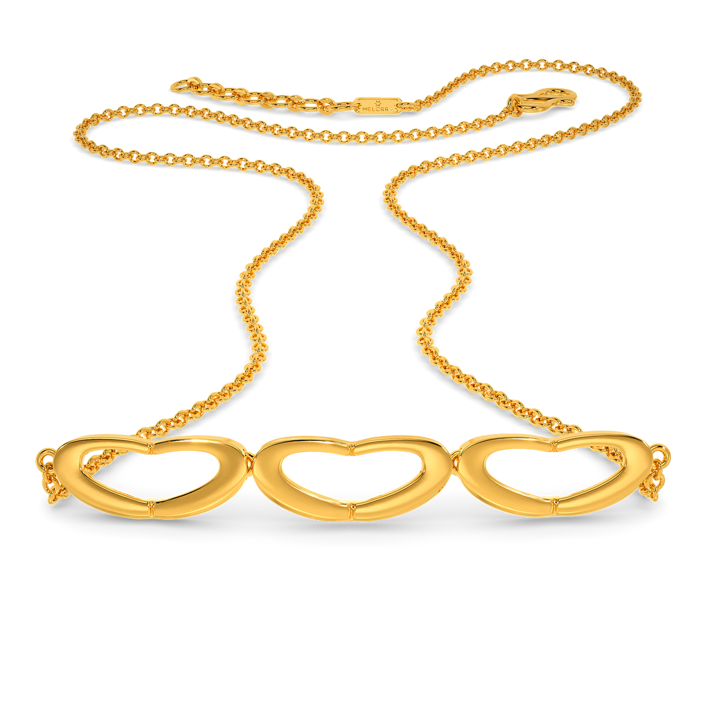 Grunge Resurgence Gold Necklaces
