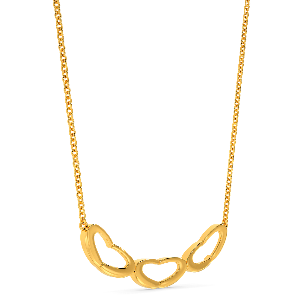 Grunge Resurgence Gold Necklaces