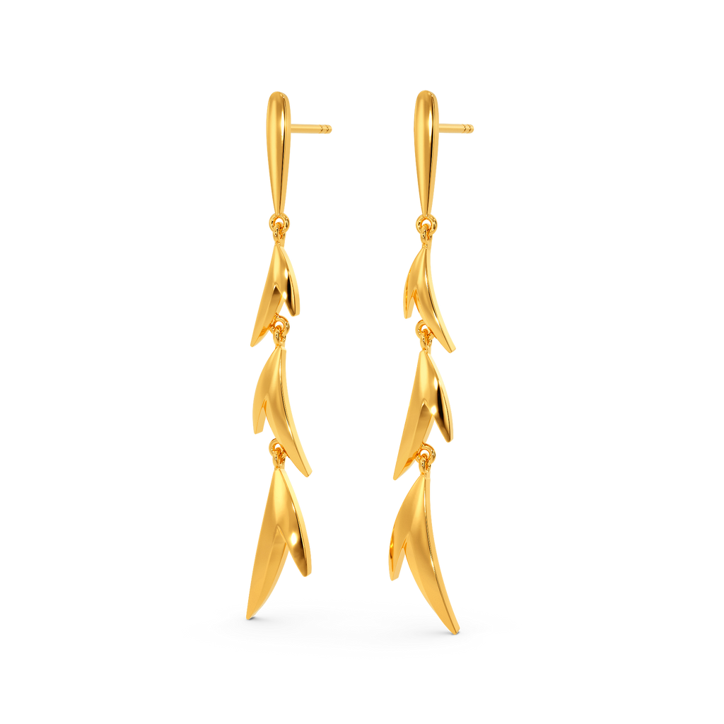 Love Buzz Gold Earrings