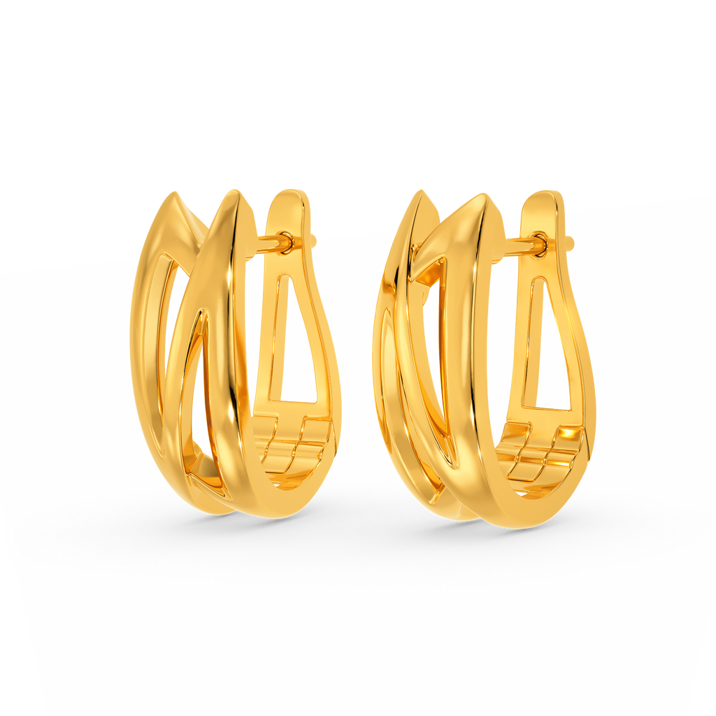Unplugged Gold Earrings