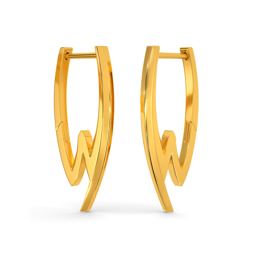 Teen Spirit Gold Earrings