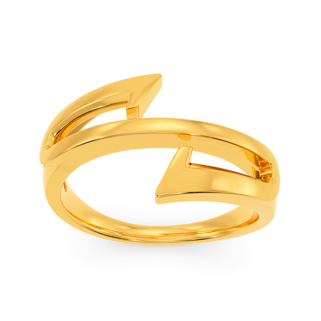 Go Grunge Gold Rings alternate view 3