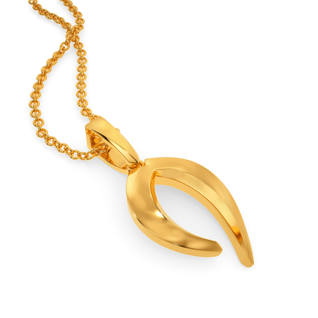 Neo Grunge Gold Pendants