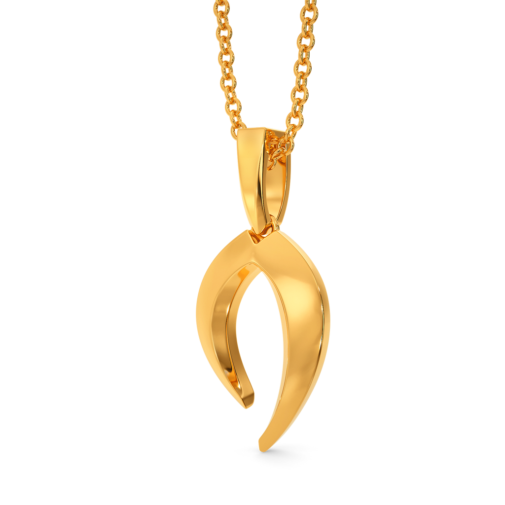 Neo Grunge Gold Pendants