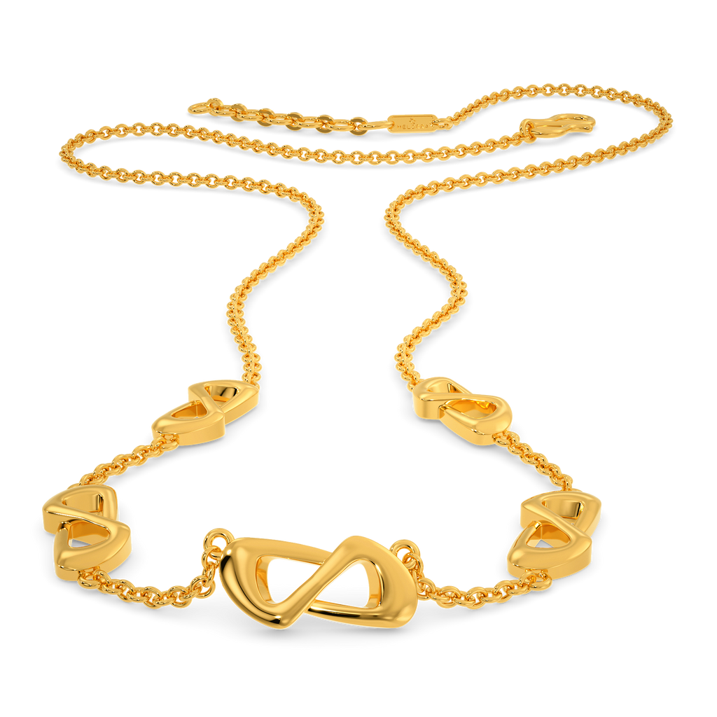 Teen Rebellion Gold Necklaces