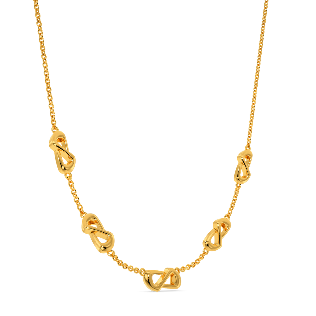 Teen Rebellion Gold Necklaces
