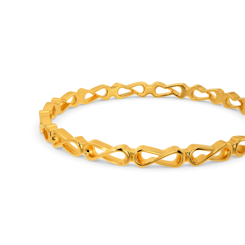 Teen Rebellion Gold Bangles