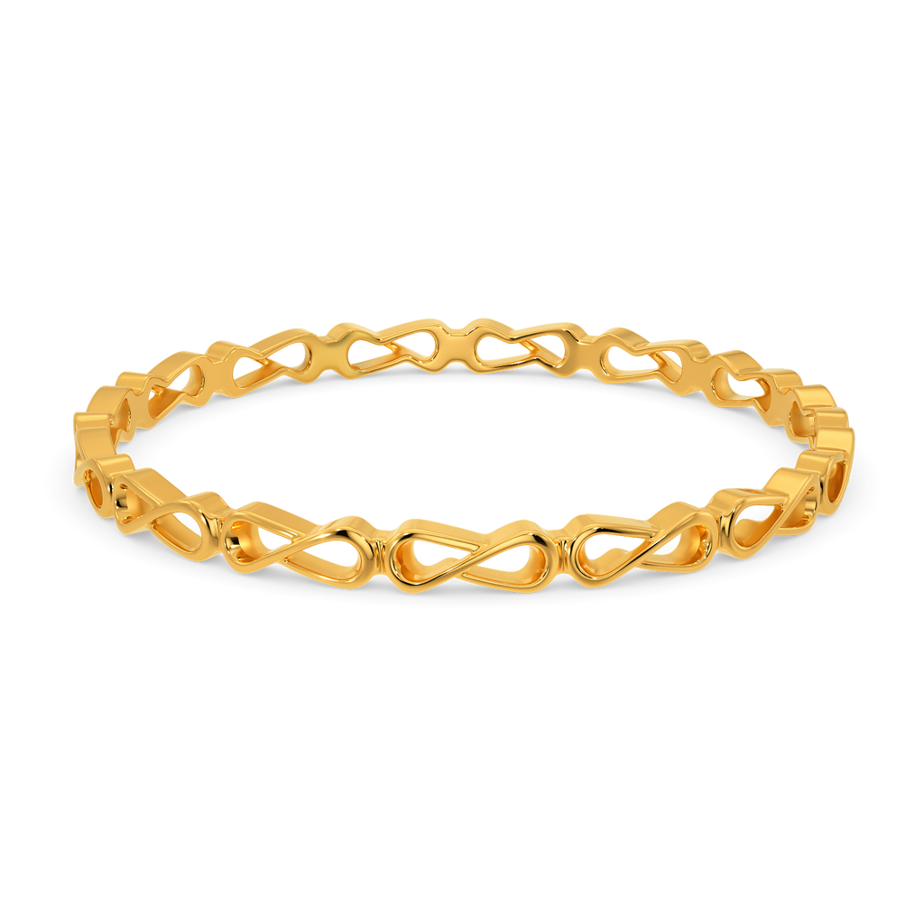 Teen Rebellion Gold Bangles