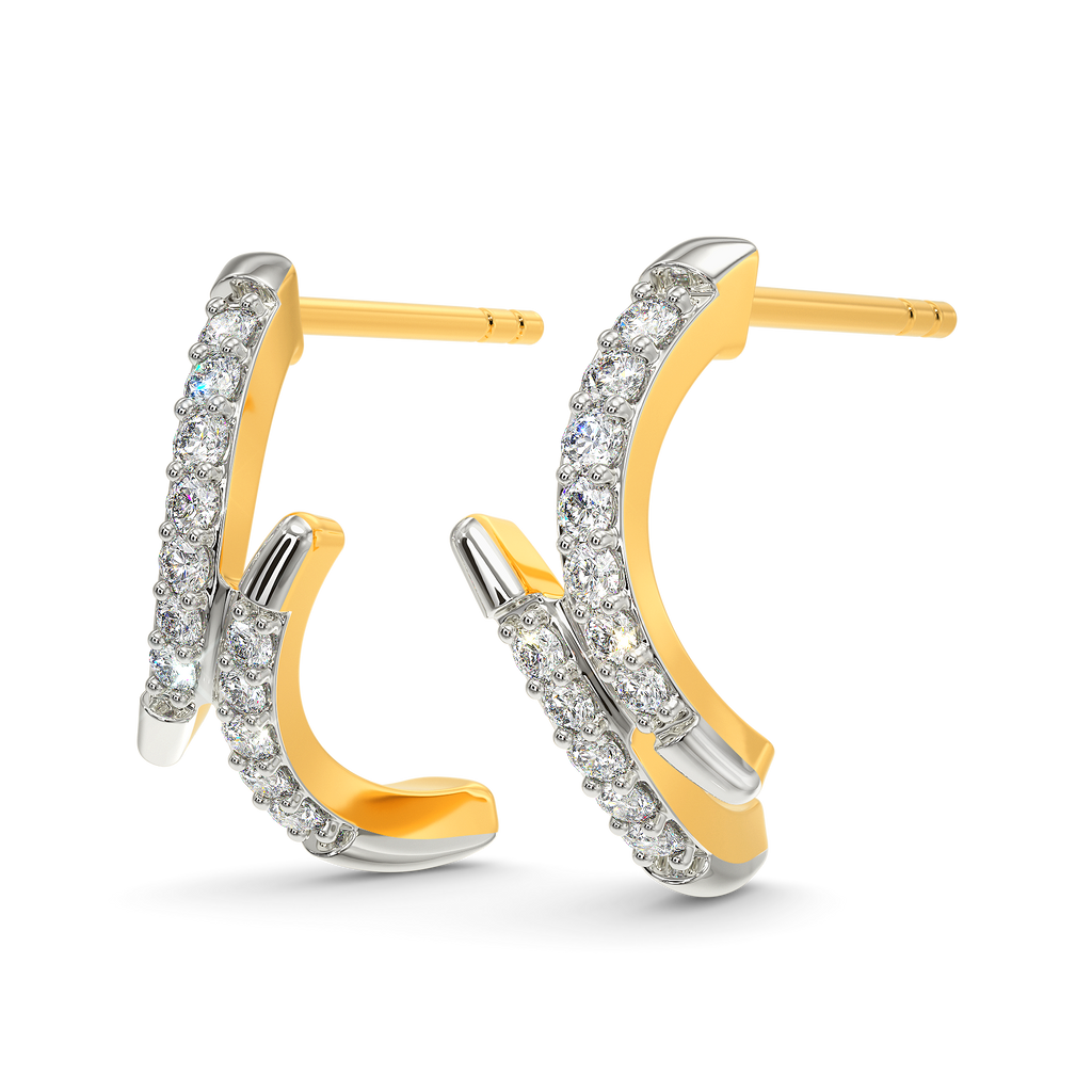 Chords Of Symphony Diamond Earrings