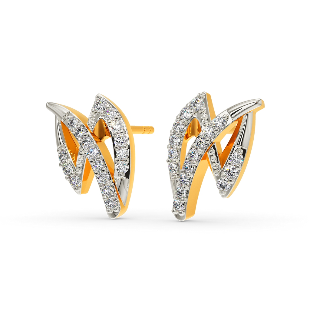 Chords Of Symphony Diamond Earrings