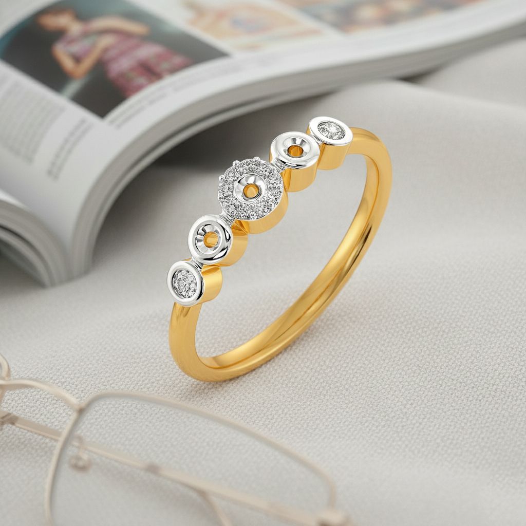 Glitter Bomb Diamond Rings image