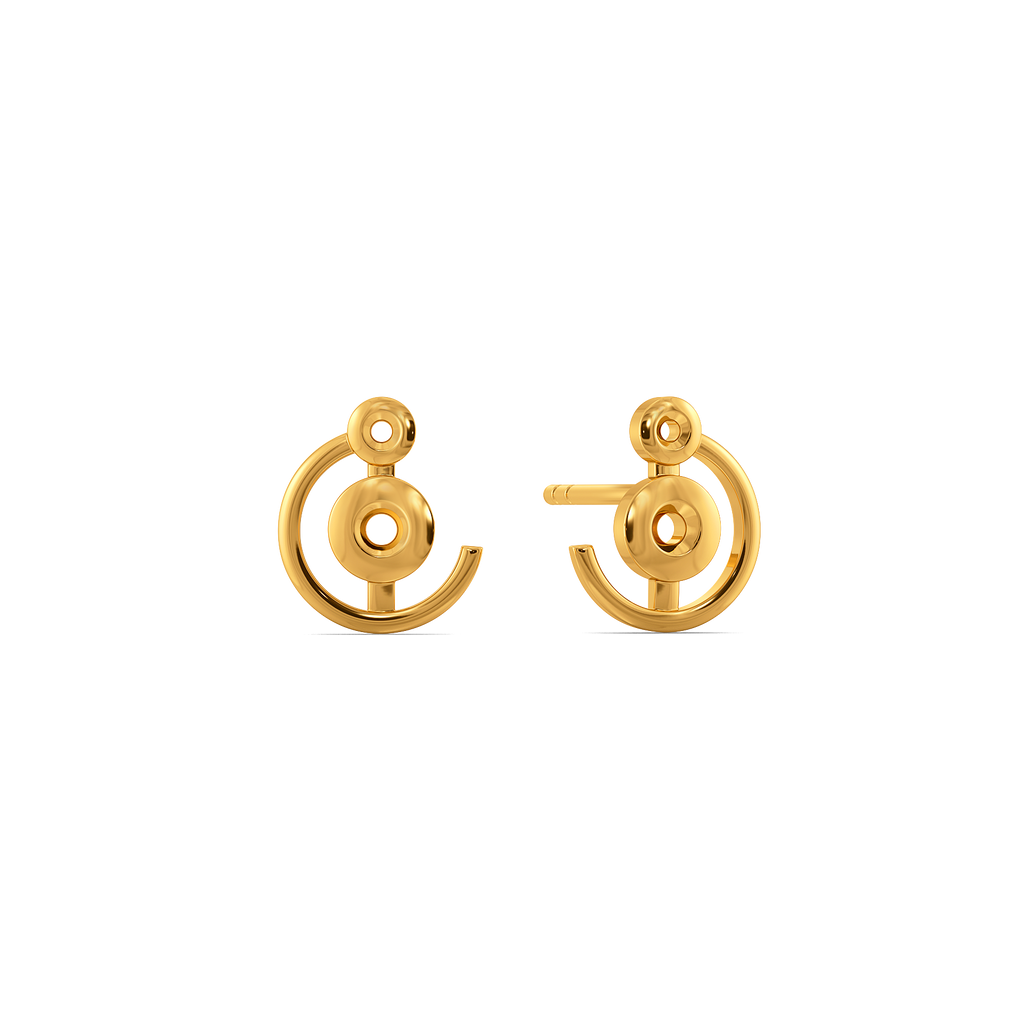 Glitter Glow Gold Earrings