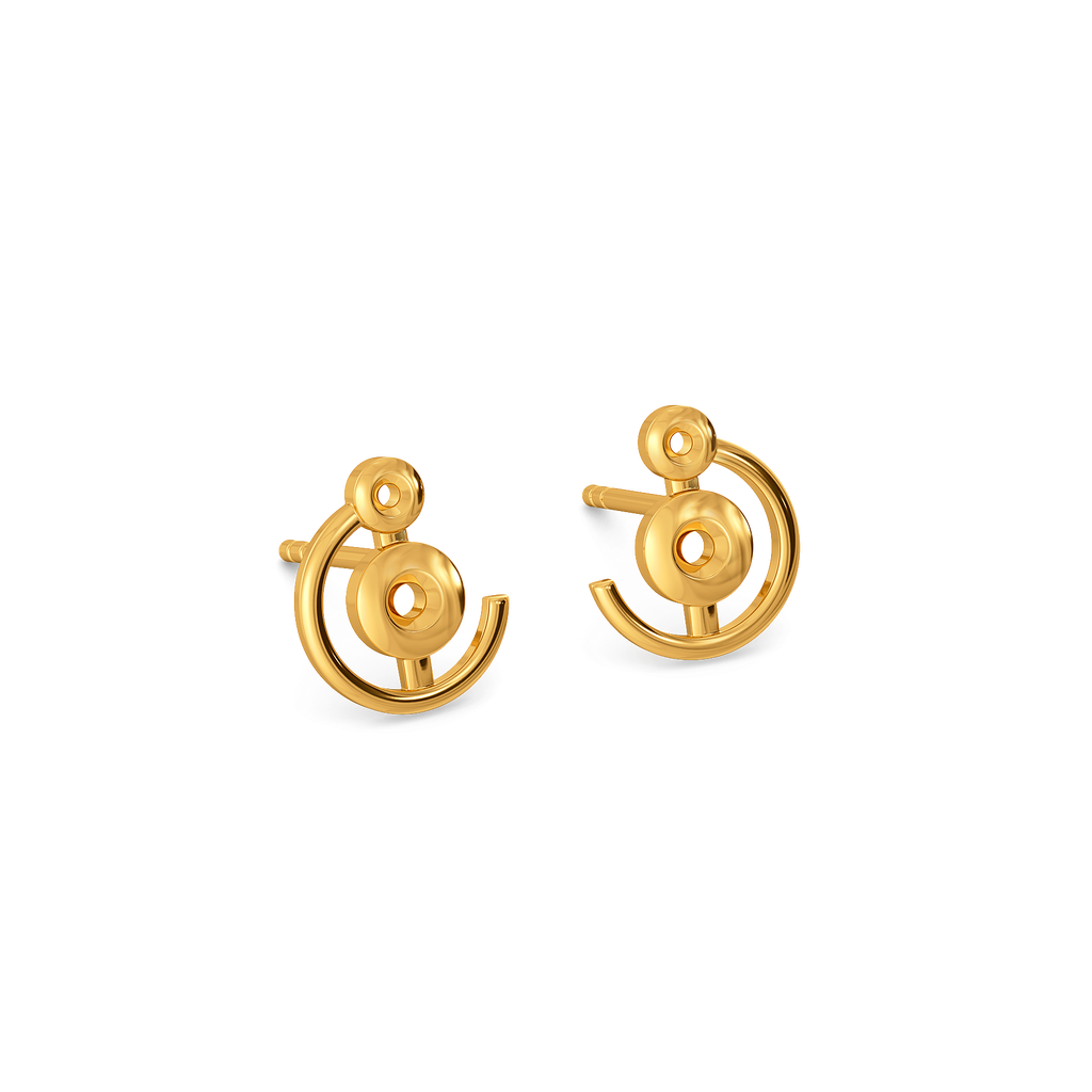 Glitter Glow Gold Earrings