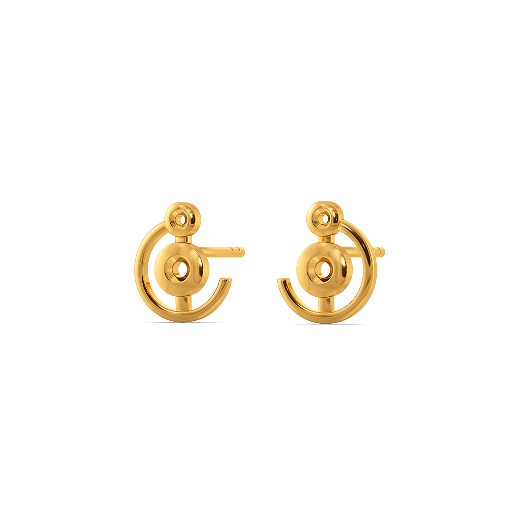 Glitter Glow Gold Earrings