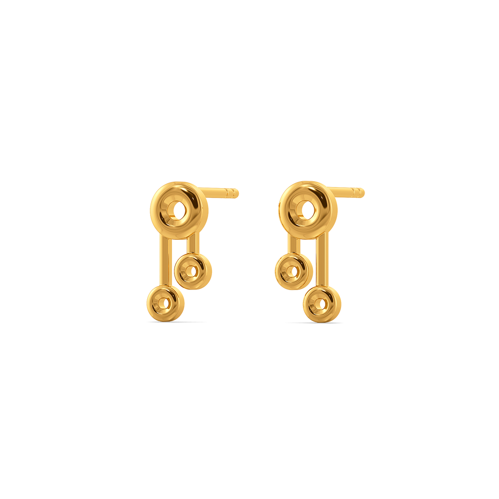 Glitter Babe Gold Earrings