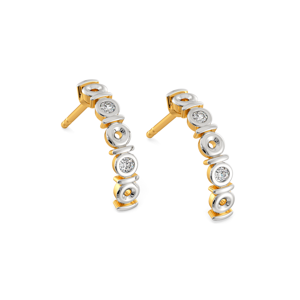 Glitter Bomb Diamond Earrings