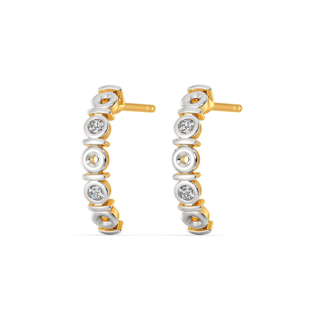 Glitter Bomb Diamond Earrings