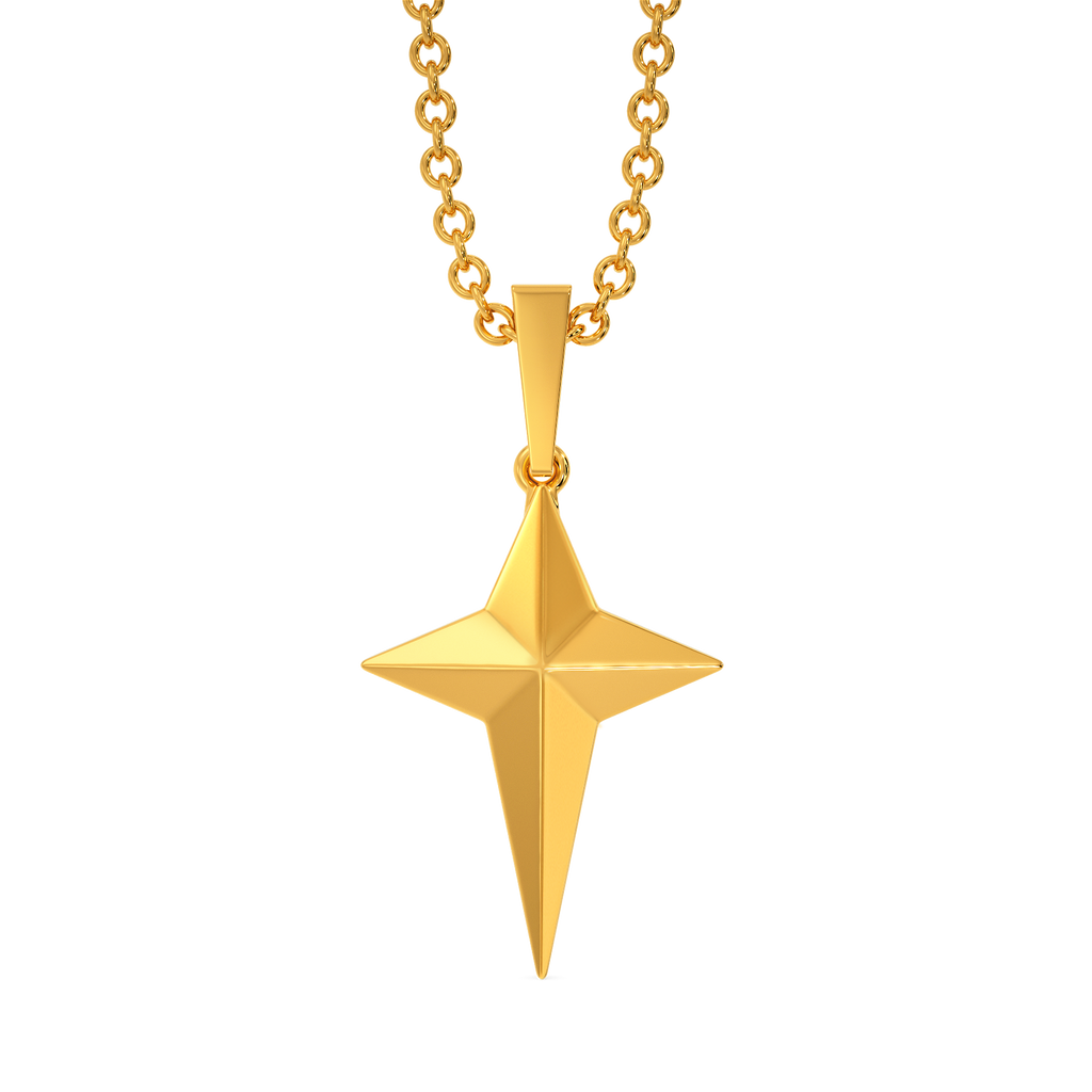 Midnight Enigma Gold Pendants