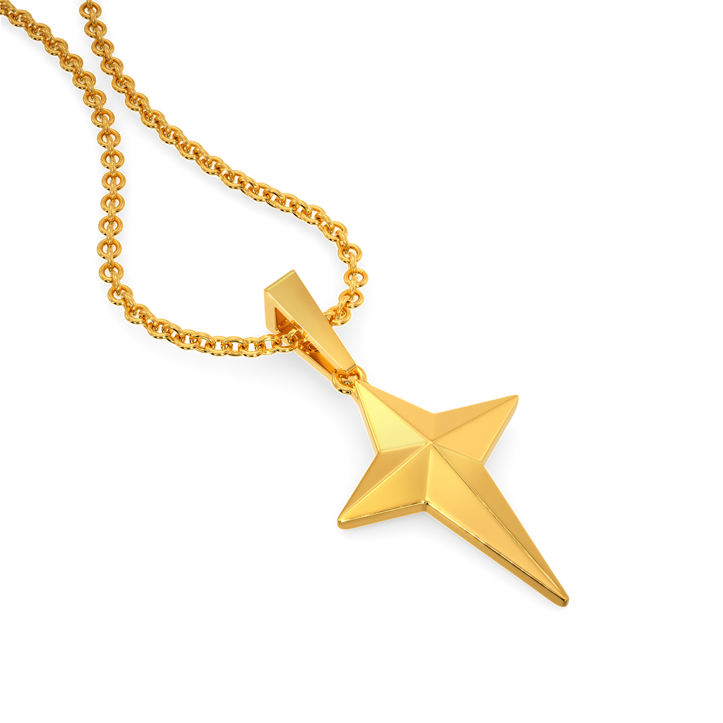 Midnight Enigma Gold Pendants