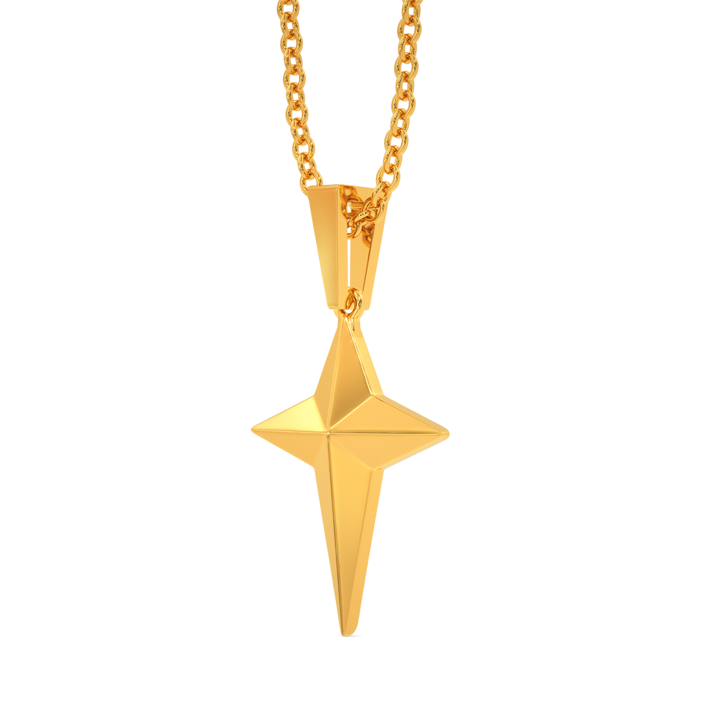 Midnight Enigma Gold Pendants