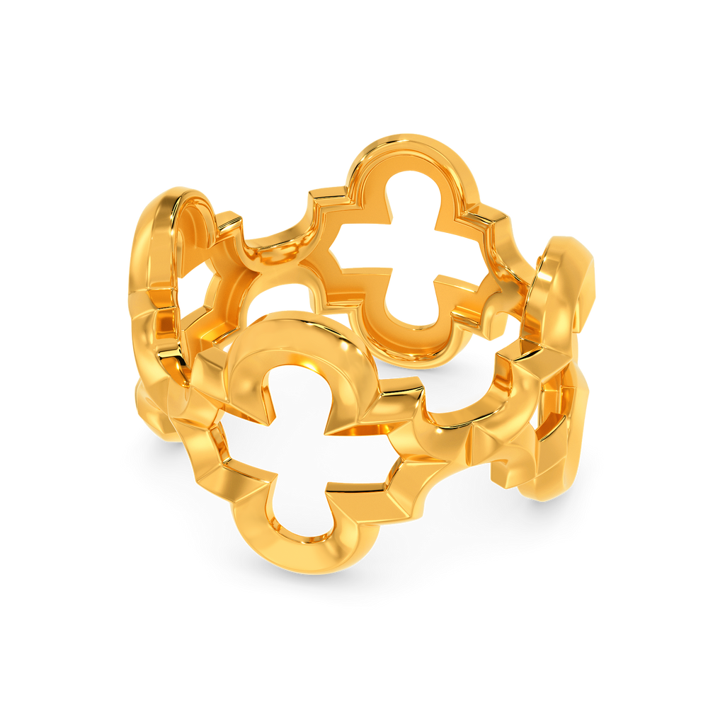 Veiled Vogue Gold Rings alternate view 2