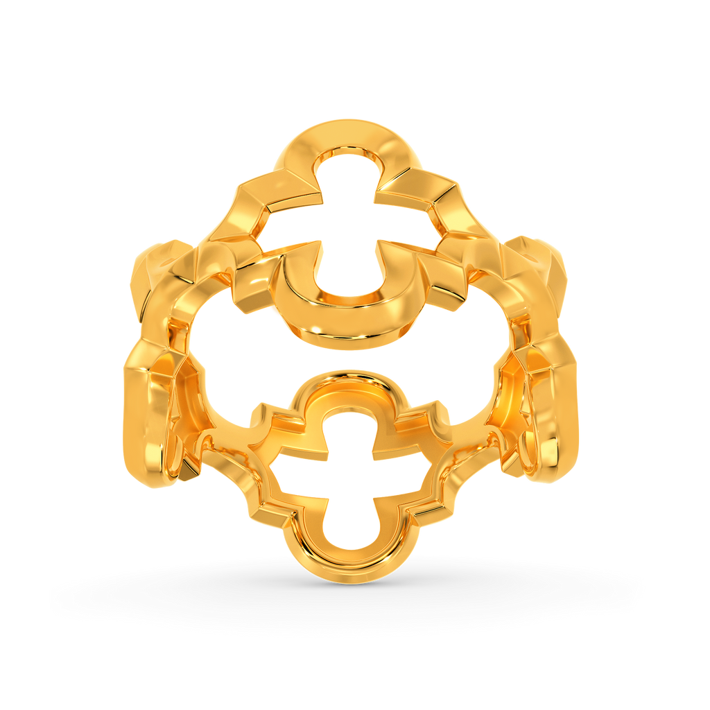 Veiled Vogue Gold Rings alternate view 3