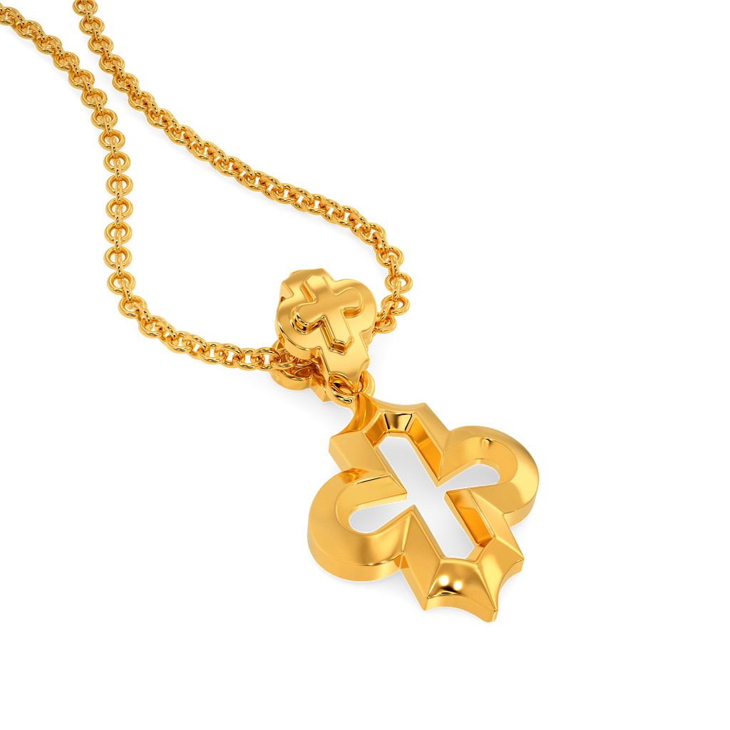 Veiled Vogue Gold Pendants