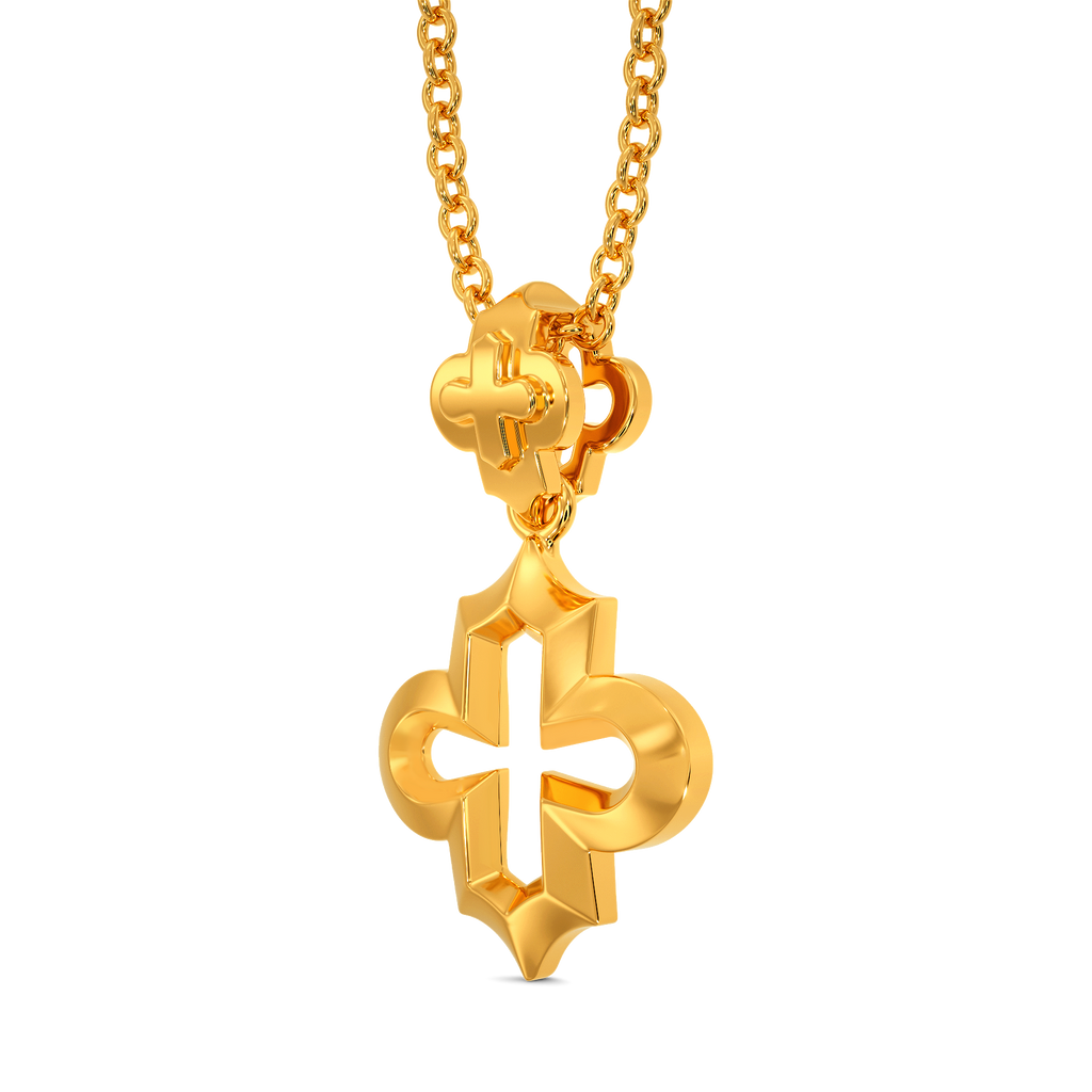 Veiled Vogue Gold Pendants