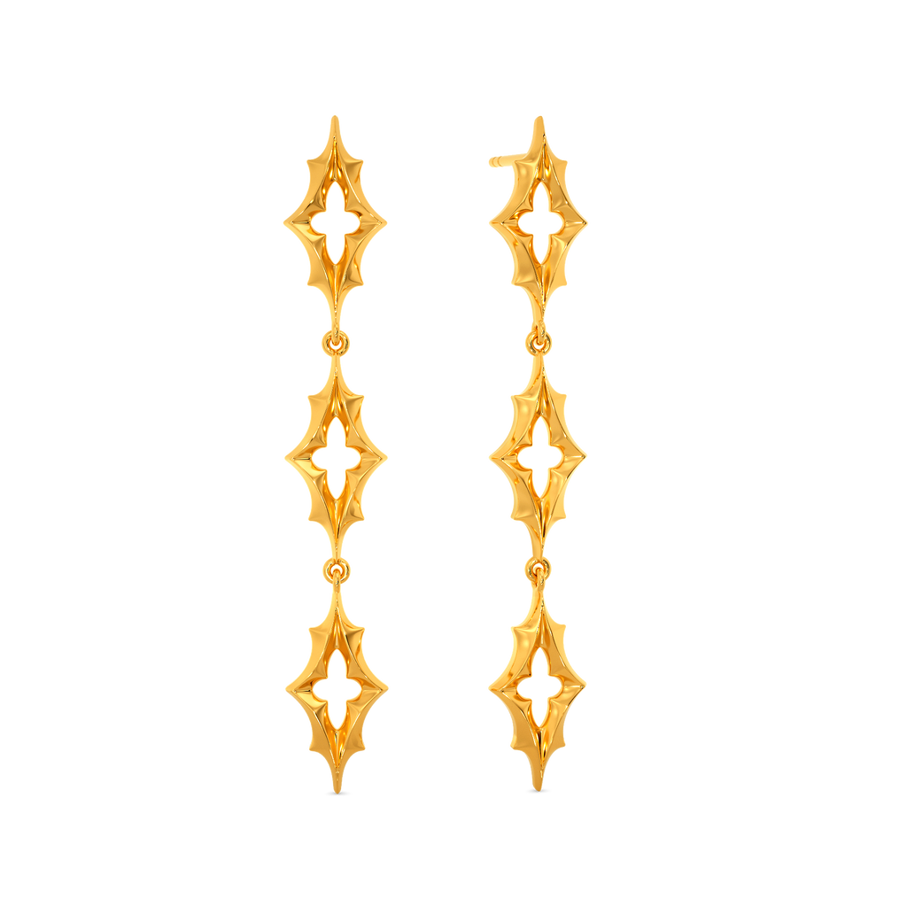 Mysteria Gold Earrings