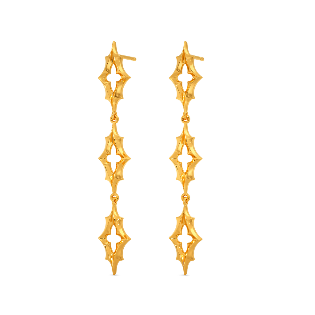 Mysteria Gold Earrings