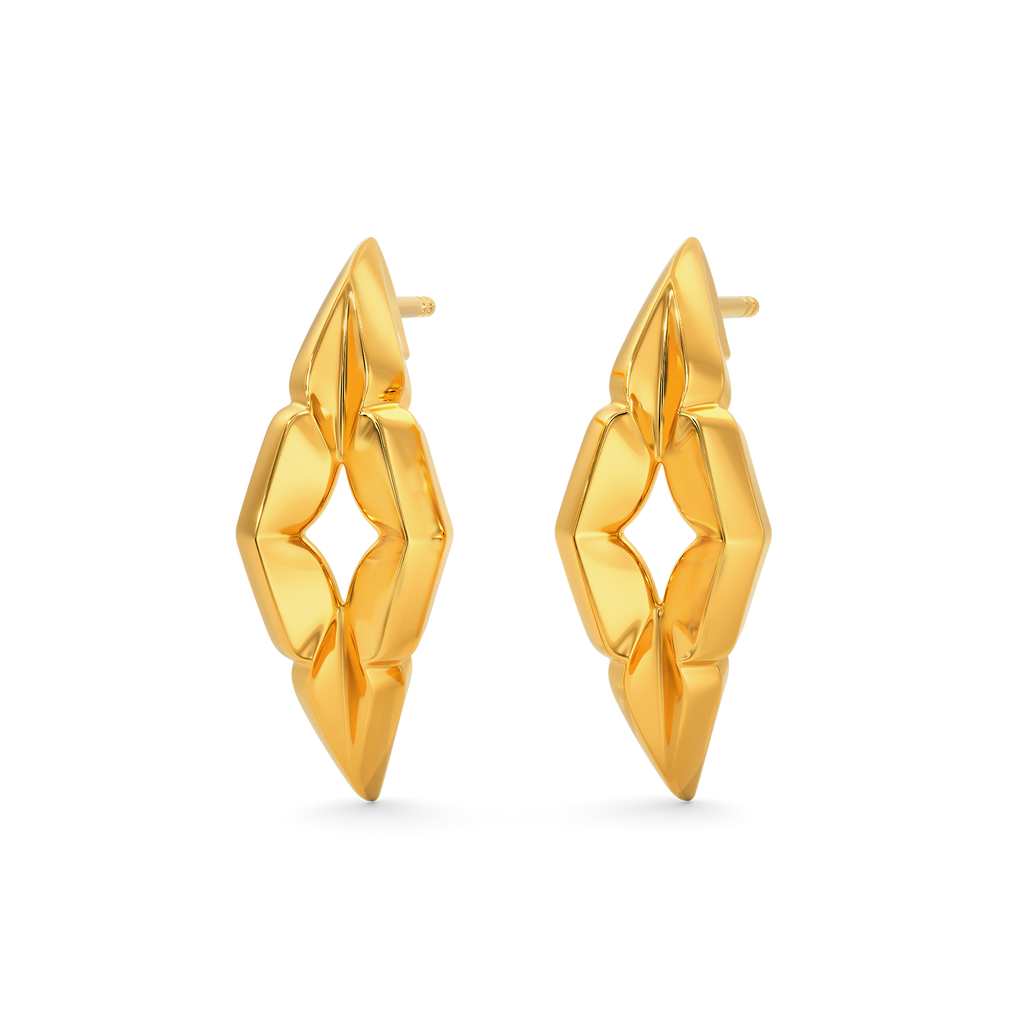 Mysteria Gold Earrings