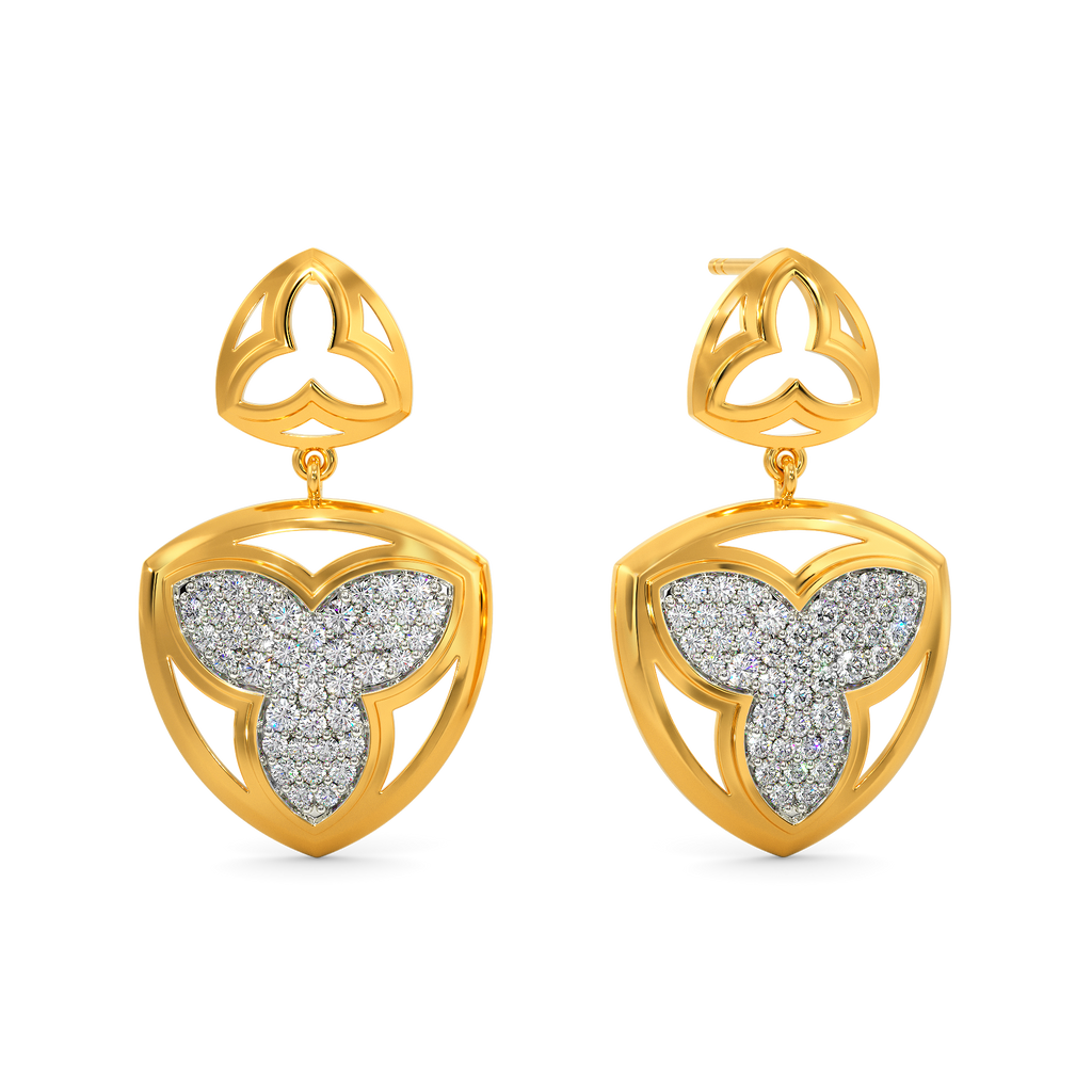 Gothic Fairytale Diamond Earrings
