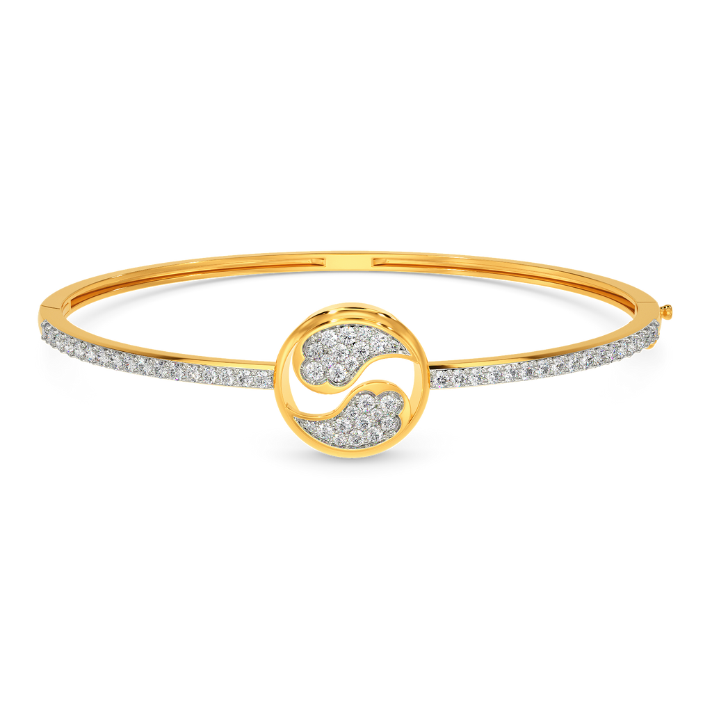 Smudged N Smokey Diamond Bangles