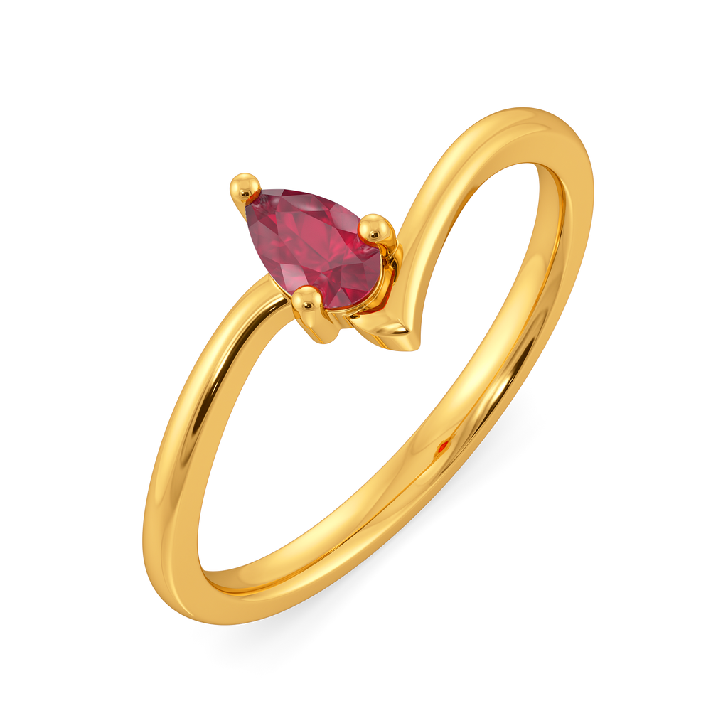 Lil Bit of Blush Gemstone Rings