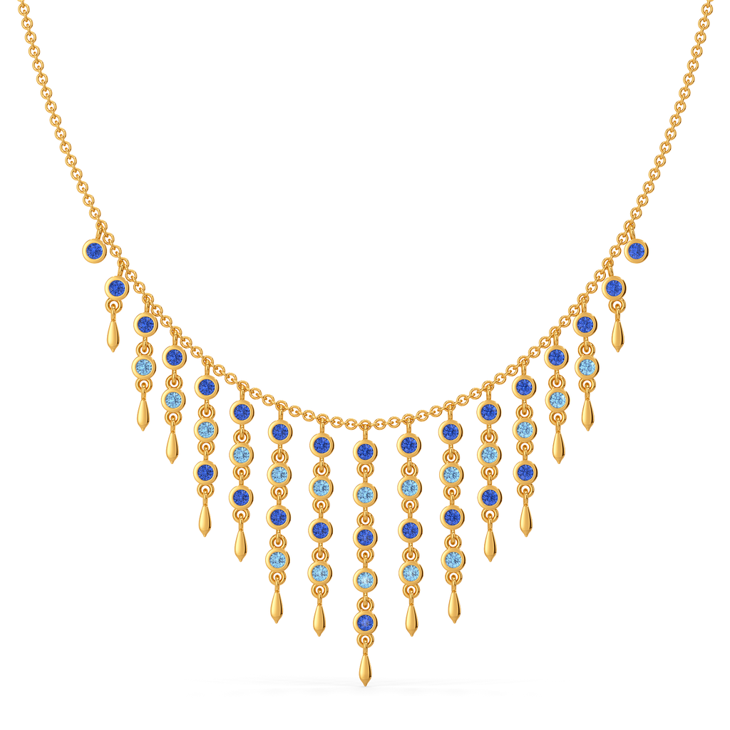Blush Bloom Gemstone Necklaces