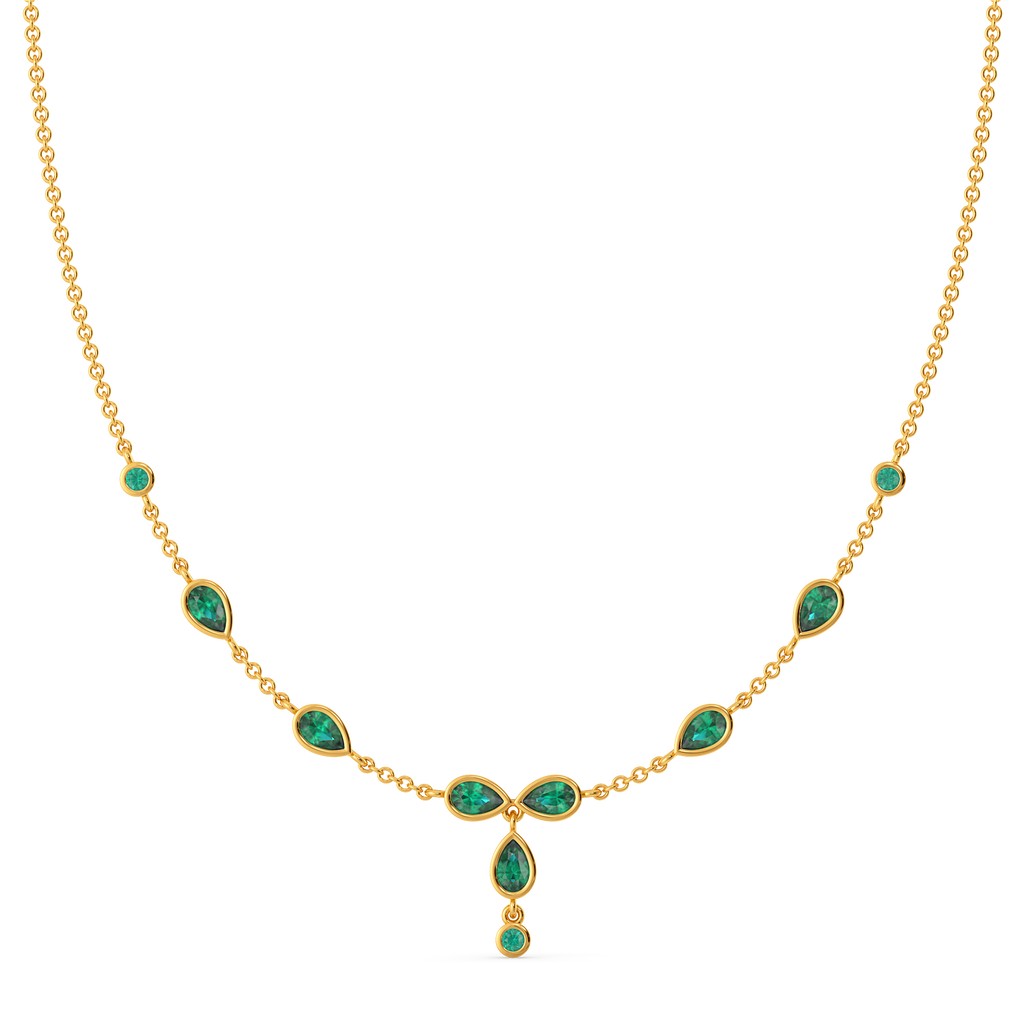 Marquise Muse Gemstone Necklaces