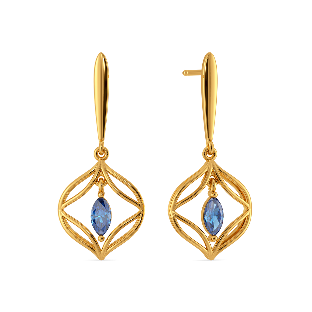 Sky Halo Gemstone Earrings