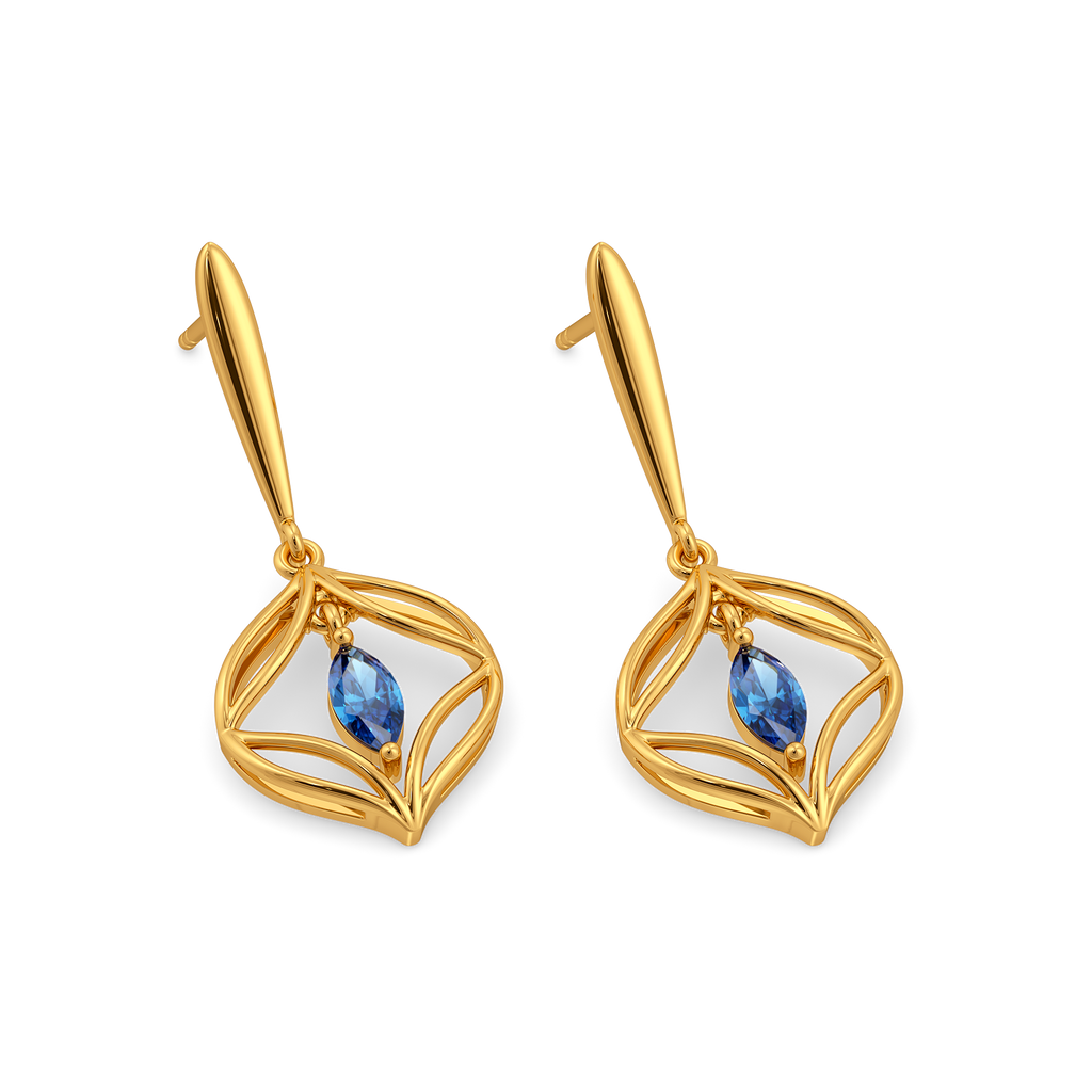 Sky Halo Gemstone Earrings