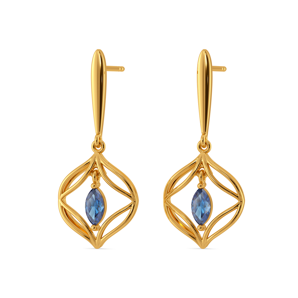 Sky Halo Gemstone Earrings