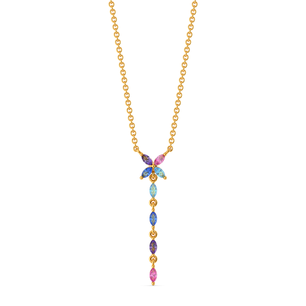 Sky Halo Gemstone Necklaces