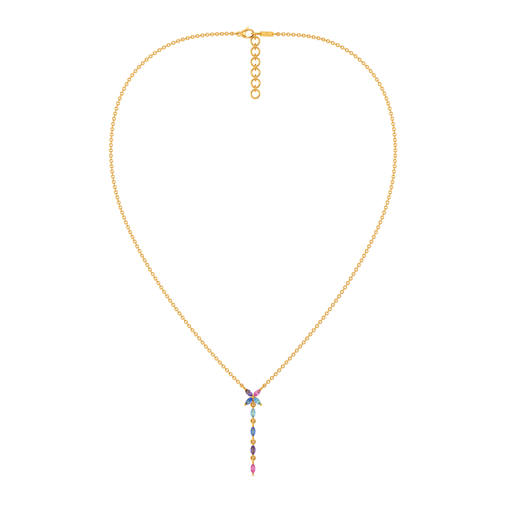 Sky Halo Gemstone Necklaces